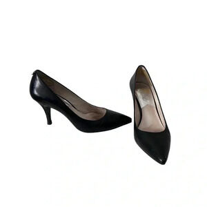 Michael by Michael Kors | Black Leather Pointy-Toe Pumps |  Size 9